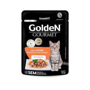 Ração Úmida Golden Gourmet Para Gatos Adultos Atum