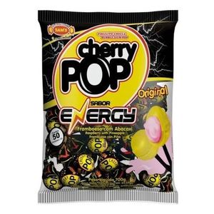 Pirulito Cherry Pop Energy 50X1