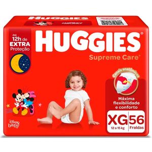 Fralda  Descartável Supreme Care Hiper Tamanho XG Huggies 56x1