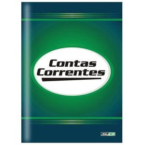 Livro Conta Corrente Grande 100 Folhas