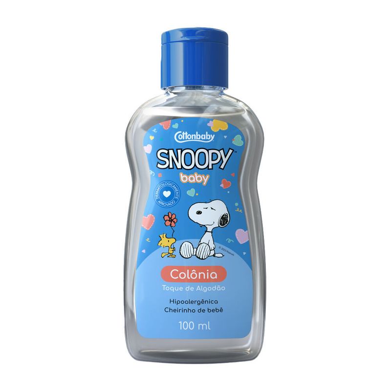 colonia-cottonbaby-snoopy-algodao-100ml