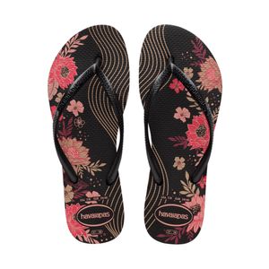 Sandália Havaianas Slim Organic Preto/Preto/Preto 35/36