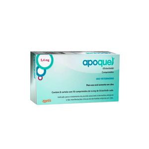 Apoquel Zoetis Dermatológico Para Cães 5,4mg