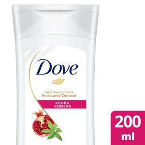 Loção Desodorante Hidratante Corporal Romã & Verbena Dove Frasco 200ml
