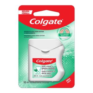 Fio Dental Encerado Colgate Menta 50m
