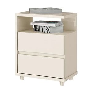 Mesa de Cabeceira Campeche Henn com 2 Gavetas