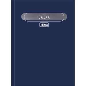 Livro Caixa Capa Dura Grande - 100 Folhas