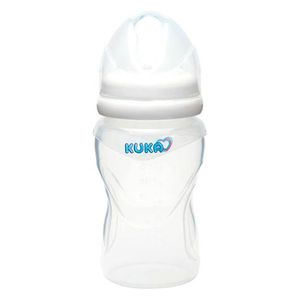 Mamadeira Kuka Silicone Branco Bico Big Ortodôntico 2 250 ml