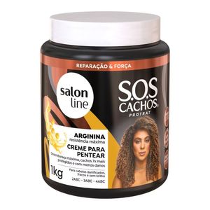 Creme de Pentear Salon Line S.O.S Cachos Arginina 1kg