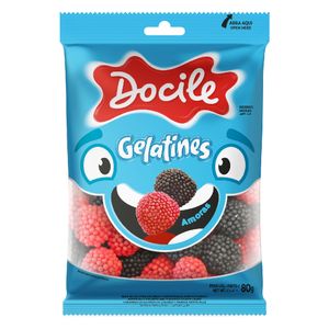 Bala Docile Gelatines Amoras 80g