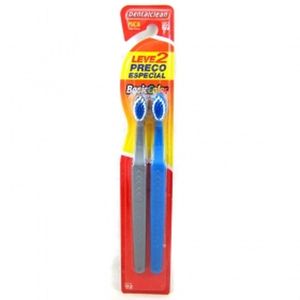Escova Dental Basic Color Macia Dental Clean Pacote com 2 Unidades