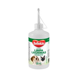 Loção Bellokão Limpa Lagrimas Para Cães E Gatos 80ml