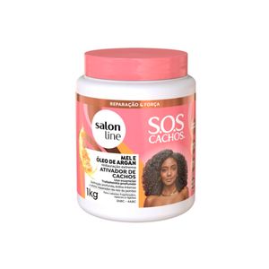 Ativador De Cachos Salon Line S.O.S Mel E Óleo De Argan 1Kg