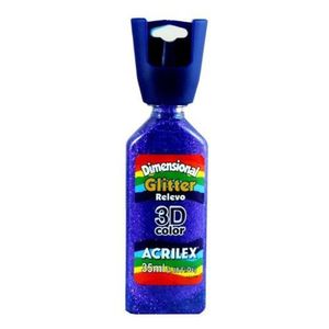 Tinta Dimensional Glitter Violeta