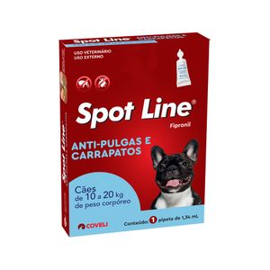 Antipulgas e Carrapatos Coveli Spot Line para Cães de 10 a 20 kg 1,34ml
