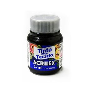 Tinta Fosca Para Tecido Preta