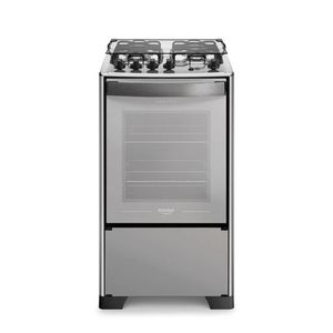 Fogão 4 Bocas Espelhado com Mesa Inox Dako Magister Inox Style Bivolt