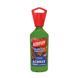 Tinta Para Tecido Verde Abacate Acripuff Acrilex 35Ml