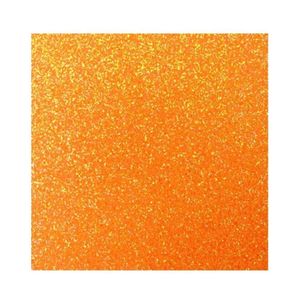 Placa Eva Make + 40X48Cm com Glitter Laranja Neon 10x1