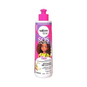 Ativador de Cachos Salon Line S.O.S Cachos Teen 300ml