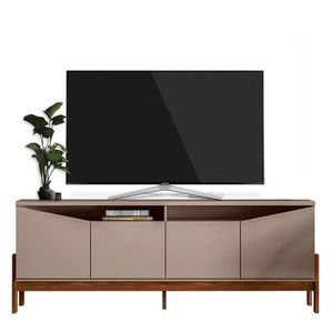 Rack Bancada Arizona para TV até 75 Polegadas Mobler Grigio/Cinamomo Mel