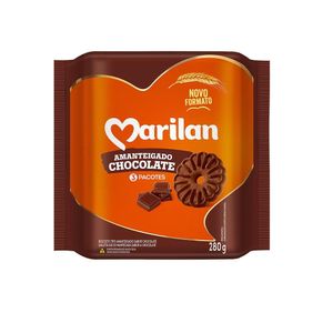 Biscoito Marilan Amanteigado Chocolate 280g