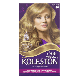 Kit Coloração Creme 80 Louro Claro Wella Koleston