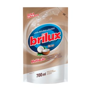 Lava-Roupas Líquido Coco Brilux Multiação Sachê 700ml