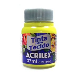 Tinta Fosca Para Tecido Amarelo Limão