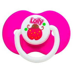 Chupeta Ortodôntica Silicone Bona Tamanho 2 Azul Lolly