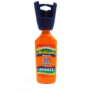 Tinta Dimensional Brilhante  Laranja