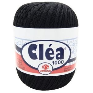 Linha Cléa 1000 Metros Circulo 8990 Preto