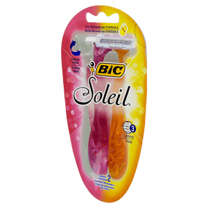 Aparelho de Depilar Descartável Bic Soleil 2 Unidades
