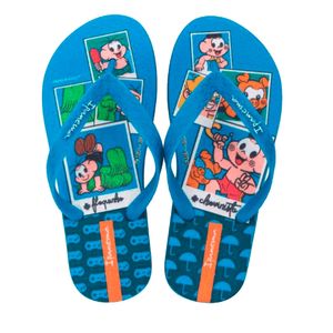 Sandália Ipanema Turma da Mônica Infantil Azul/Azul/Verde 25/26