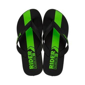 Sandália Rider Feel Urban Preto/Preto/Verde 43/44