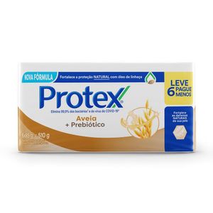 Sabonete em Barra Protex Aveia 85g Pacote com 6 Unidades