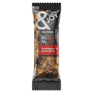 Barra de Proteína Cranberry e Amaranto &Joy Pacote