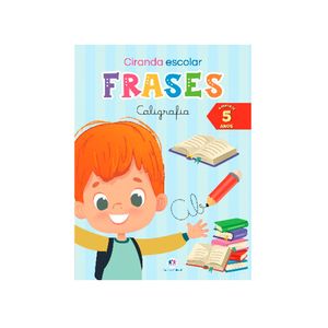 Livro Infantil Ciranda Escolar Caligrafia Frases