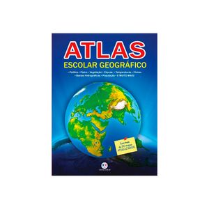 Livro Infantil Escolar Ciranda Cultural Atlas Geográfico