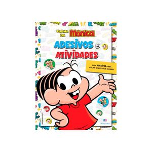 Livro Infantil Ciranda Cultural Turma Da Mônica Adesivos E Atividades