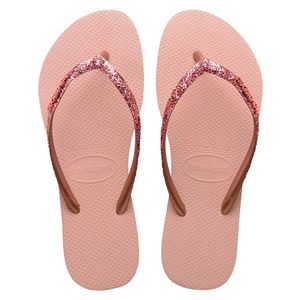 Sandália Havaianas Slim Glitter II Rosa Ballet/ Dourado Blush 39/40