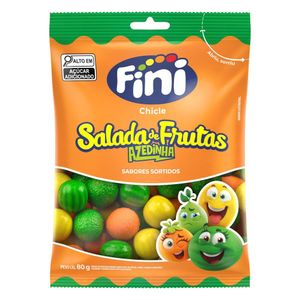 Chiclete Sabor Salada de Frutas 80G