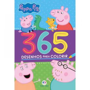 Livro Ciranda Peppa Pig 365 Desenhos para Colorir