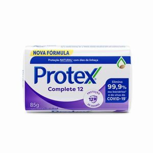 Sabonete Antibacteriano em Barra Protex Complete 12 85g