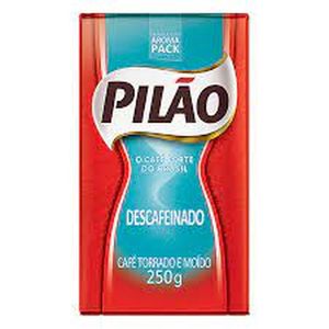 Café Torrado e Moído a Vácuo Descafeinado Pilão Pacote 250g
