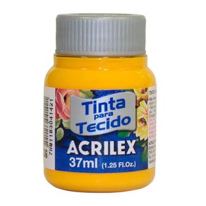 Tinta Para Tecido Amarelo Cádmo Acrilex 37Ml