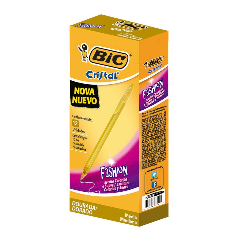 caneta-bic-intensity-fash-12-ouro-12x1