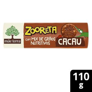 Biscoito Orgânico Infantil Mãe Terra Zooreta com Aveia e Quinoa 110g