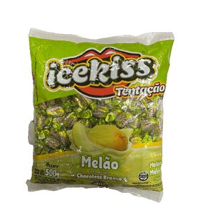 Bala Dura Icekiss Tentacao Melão 500g