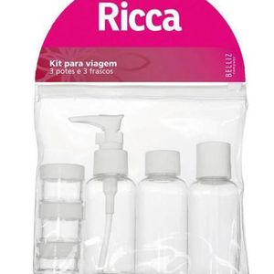 Kit de Viagem 3 Frasco + 3 Potes